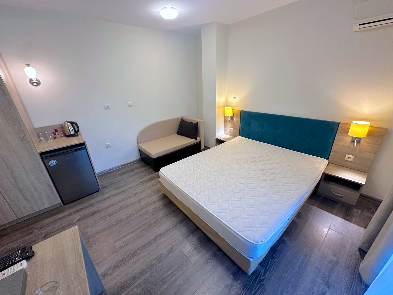 Стилно студио от 34 м² в Tarsis Nova, Слънчев бряг, България с собствен двор и тревна площ