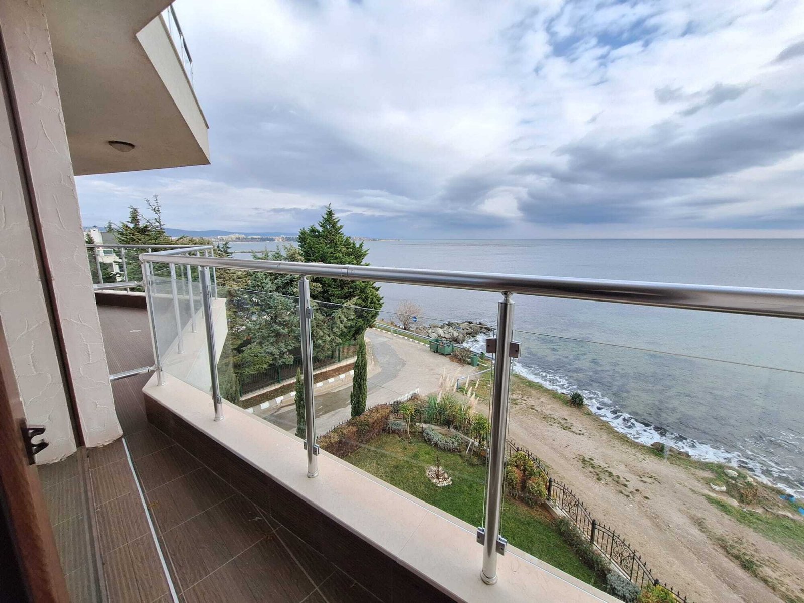 Ravda: Студио на първо място в Равда с изглед към морето, България 