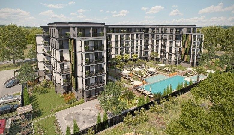 Двустаен апартамент в новия комплекс Емилия Романа Верде, Слънчев бряг, България