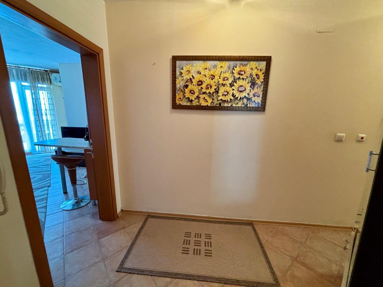 Красив двустаен апартамент на първи етаж с гледка към морето, Свети Влас. България