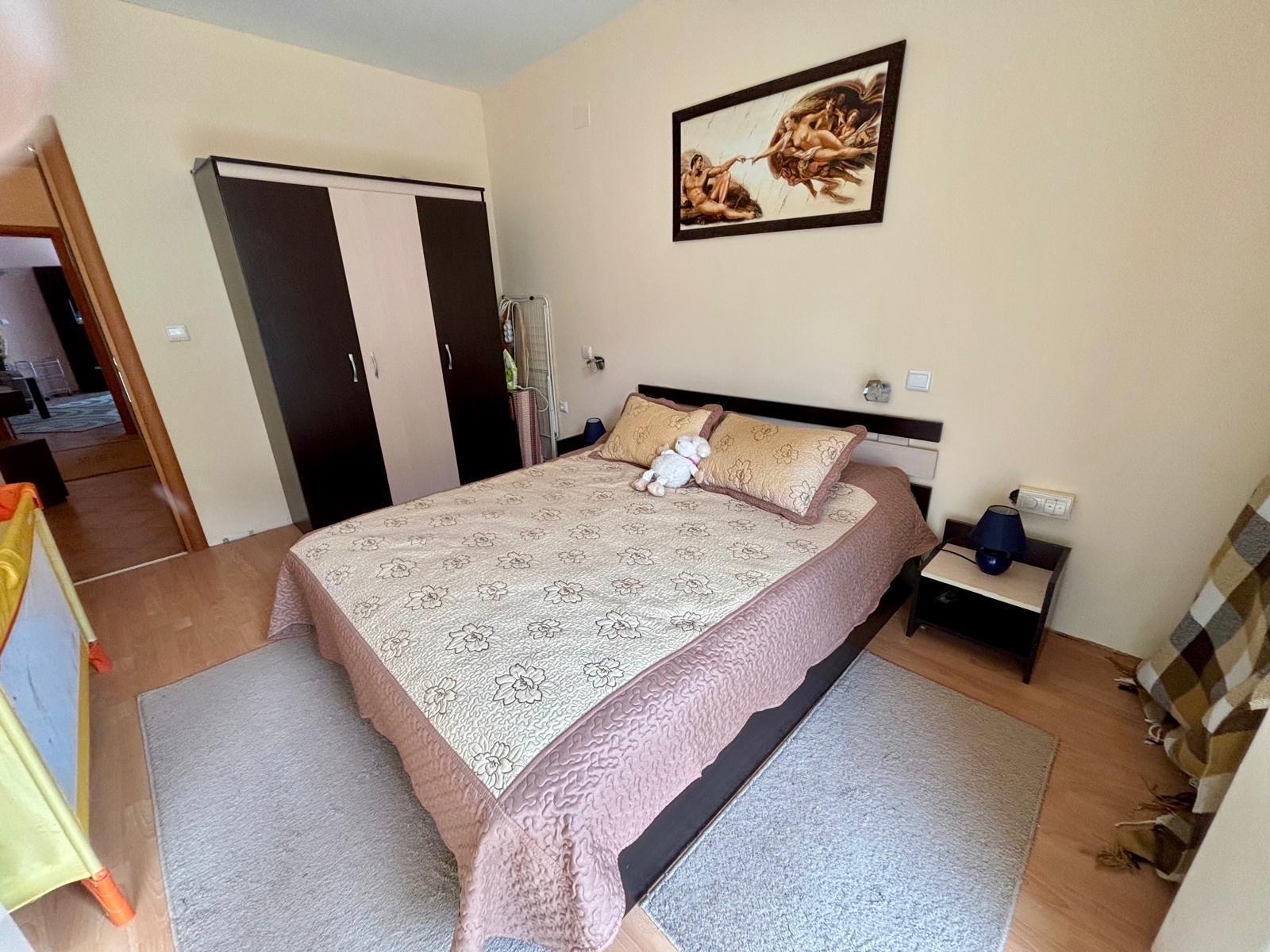 Красив двустаен апартамент на първи етаж с гледка към морето, Свети Влас. България