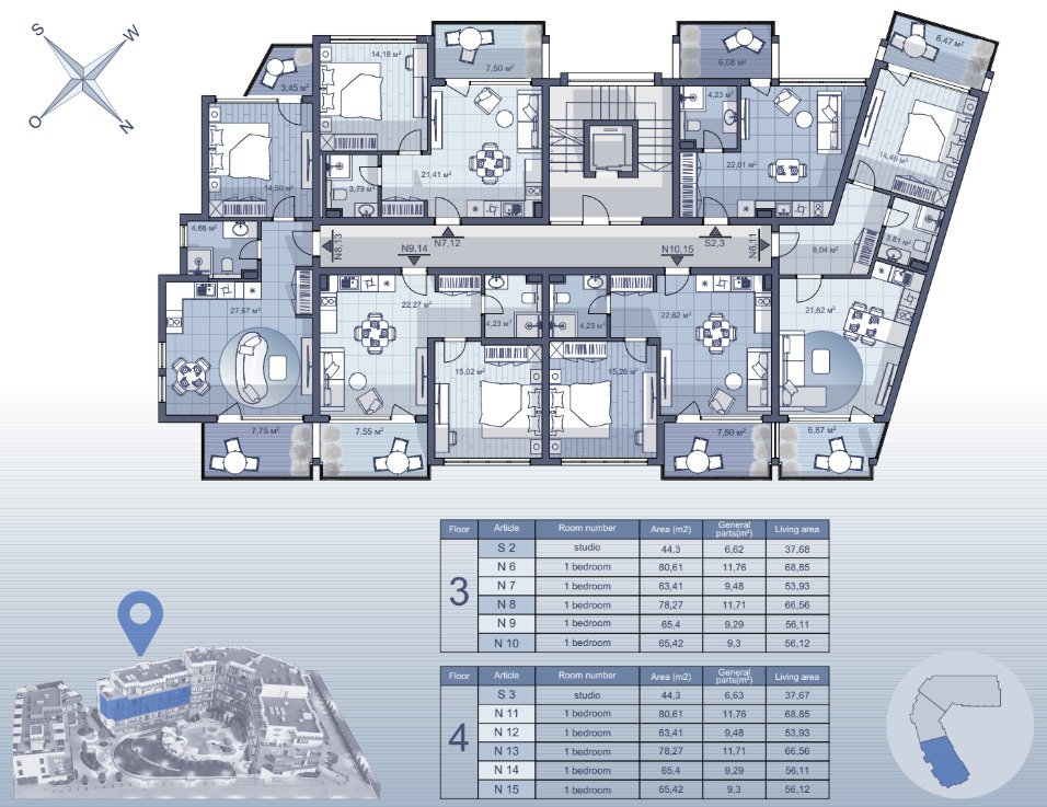 Апартамент 1+1 Ново строителство Sunny Paradise Sonnenstrand България