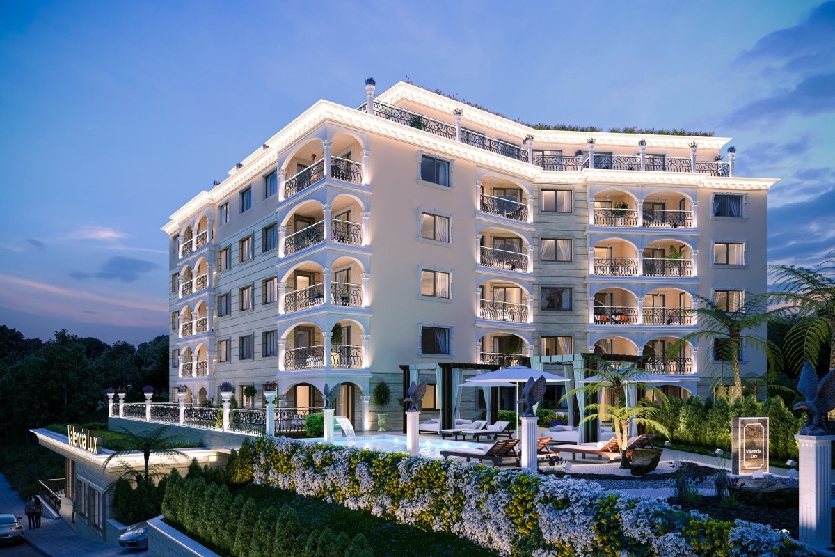 Различни новостроящи се апартаменти в Valencia Lux, Несебър