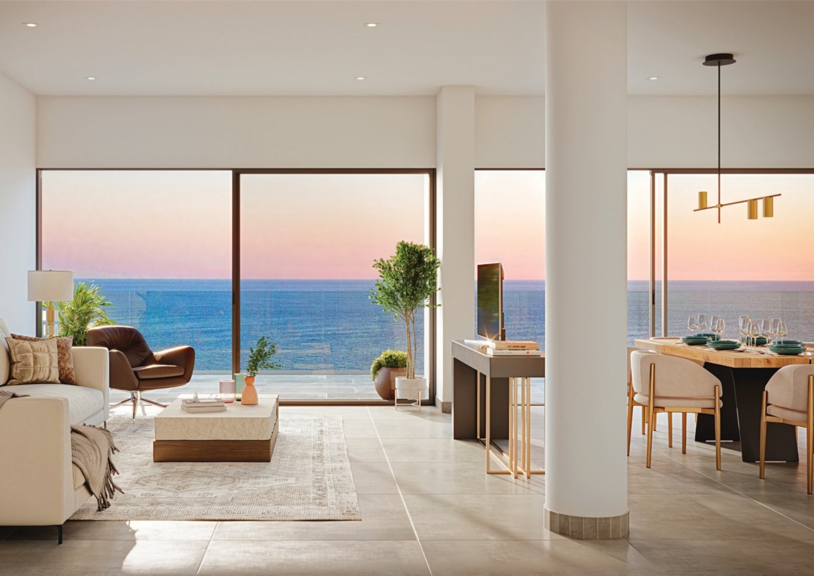 Luxuriöses Penthouse mit geräumiger Terrasse und atemberaubendem Meerblick, Dobra Voda