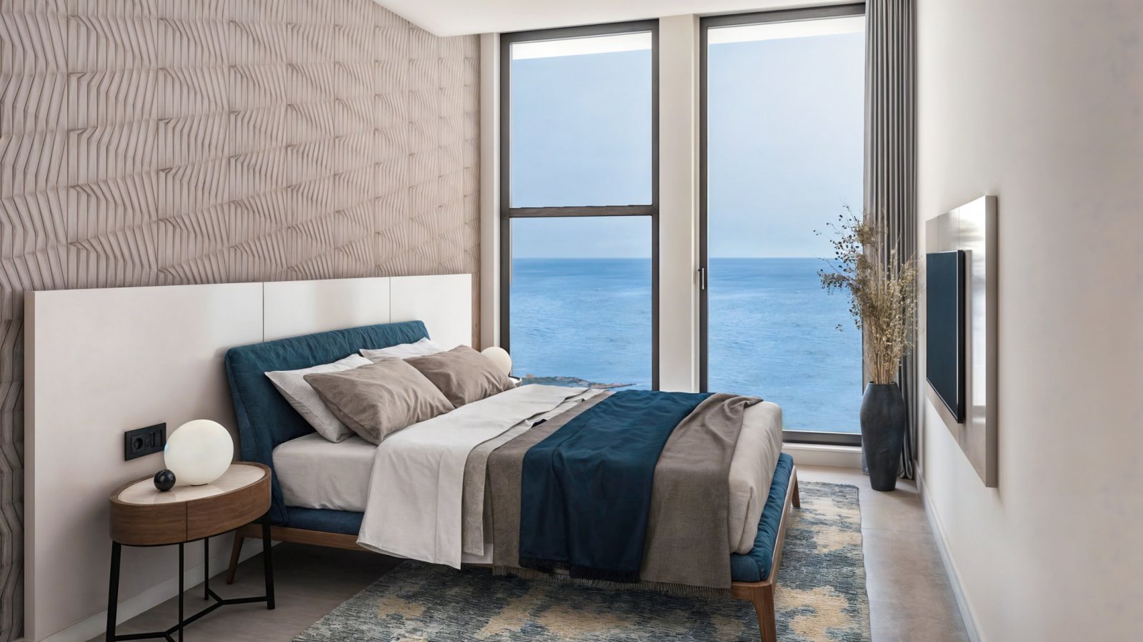 Luxuriöses Penthouse mit geräumiger Terrasse und atemberaubendem Meerblick, Dobra Voda