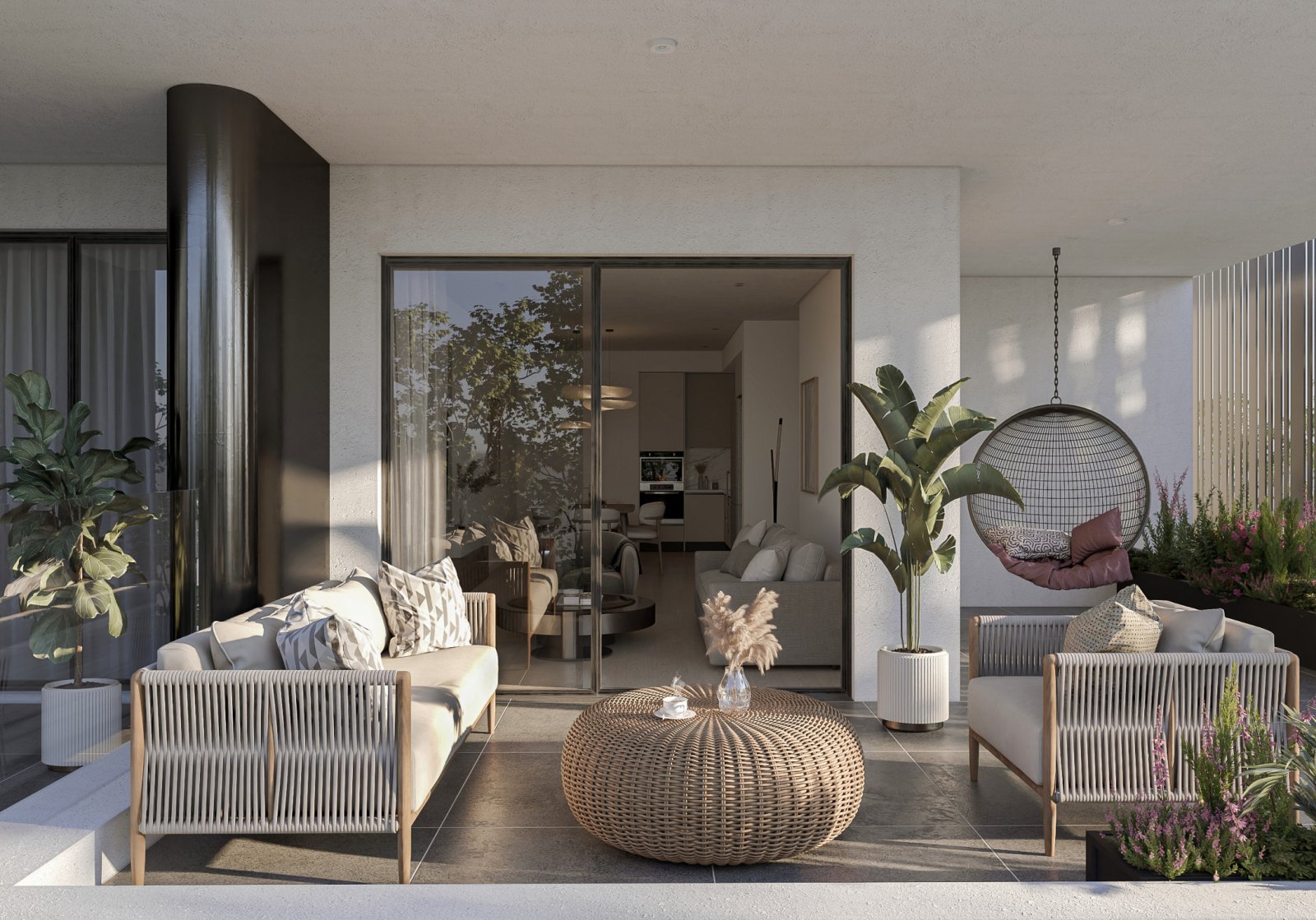 Penthouse mit 3 Schlafzimmern, Meerblick, Dachgarten und zwei Badezimmern