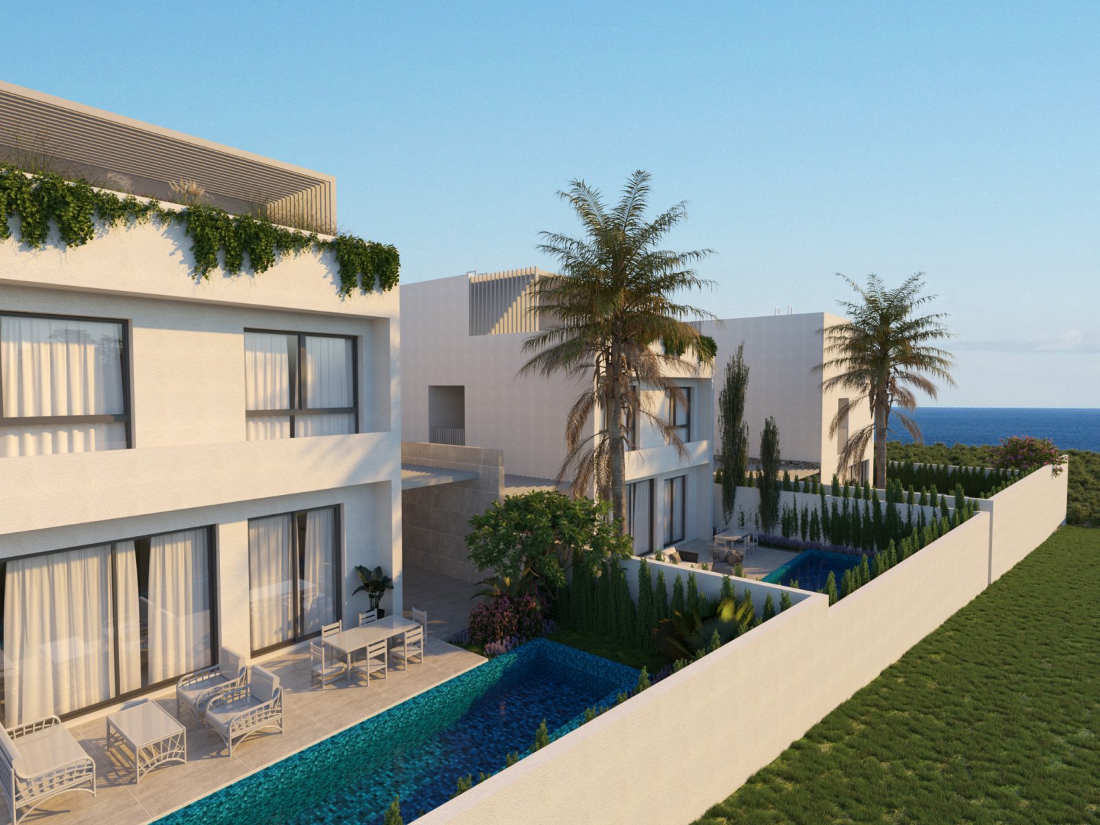 Luxuriöse Villa mit Swimmingpool, nur wenige Gehminuten vom Strand in Protaras entfernt