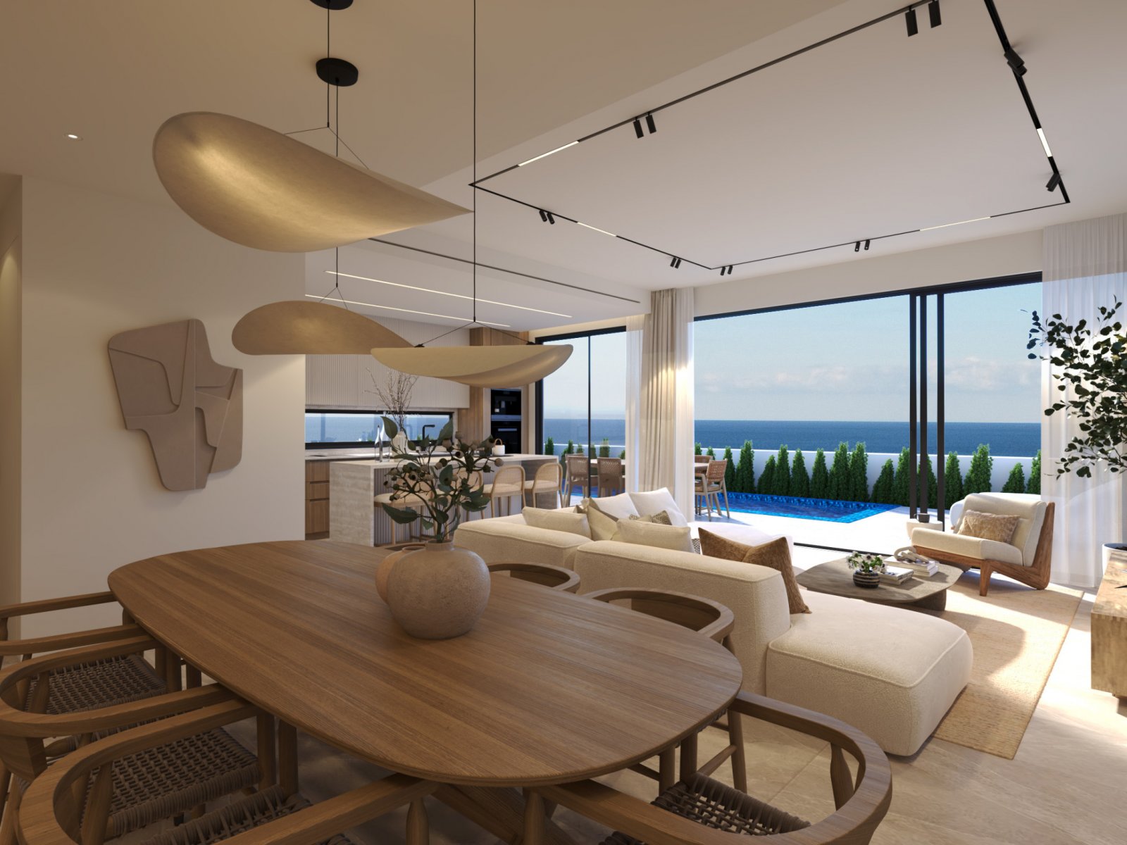 Luxuriöse Villa mit Swimmingpool, nur wenige Gehminuten vom Strand in Protaras entfernt