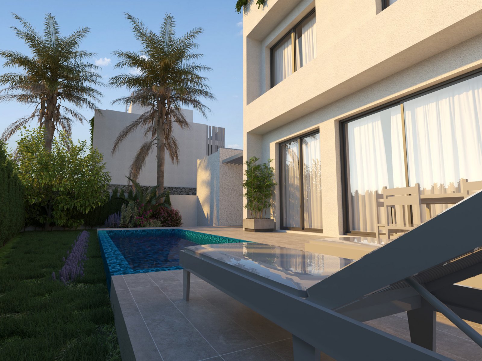 Luxuriöse Villa mit Swimmingpool, nur wenige Gehminuten vom Strand in Protaras entfernt