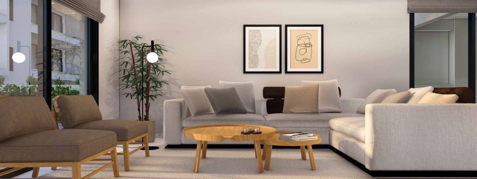 Großartiges 3+1-Zimmer-Apartment mit zwei Badezimmern, ideal als Kapitalanlage in der Nähe von Meer und Golfplatz.