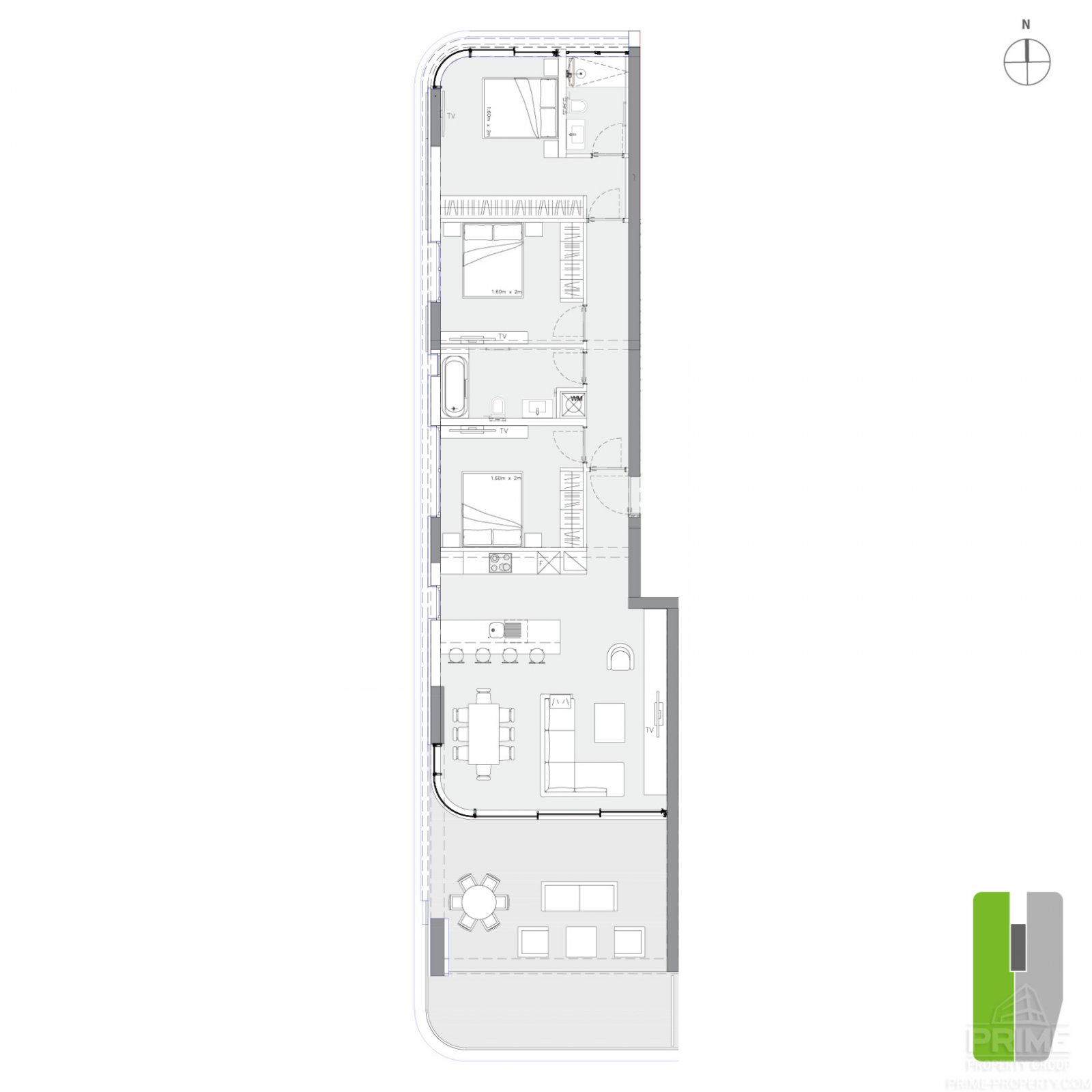 Hauptlinie – Großzügige 3+1-Zimmer-Suite. Das größte Casino im Mittelmeerraum.