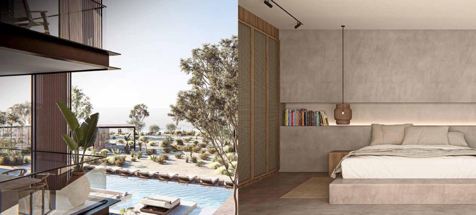 Luxuriöses 2+1-Apartment direkt am Strand in Protaras, hervorragende Infrastruktur