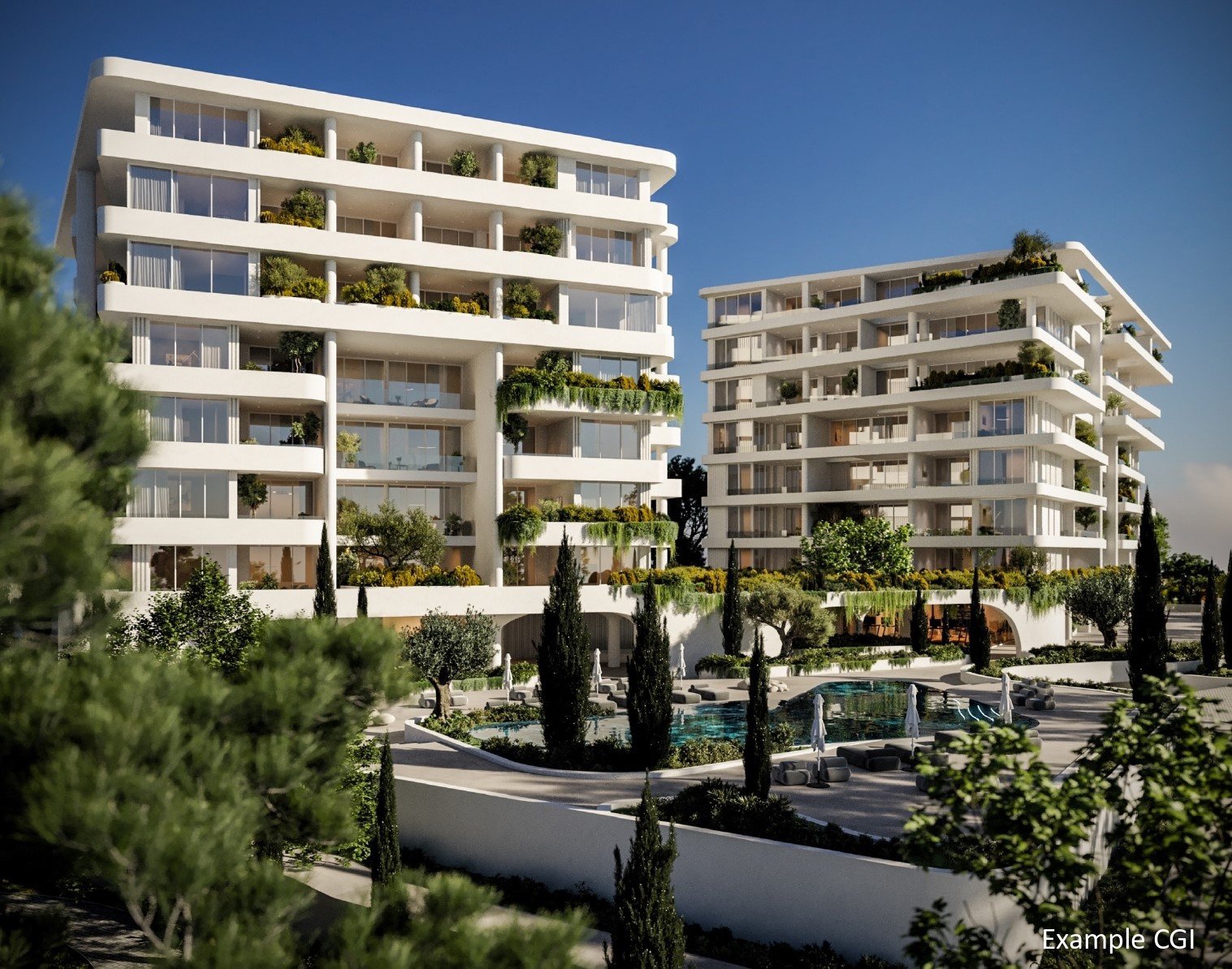 Luxuriöse 2 Zimmer mit Meerblick in Paphos