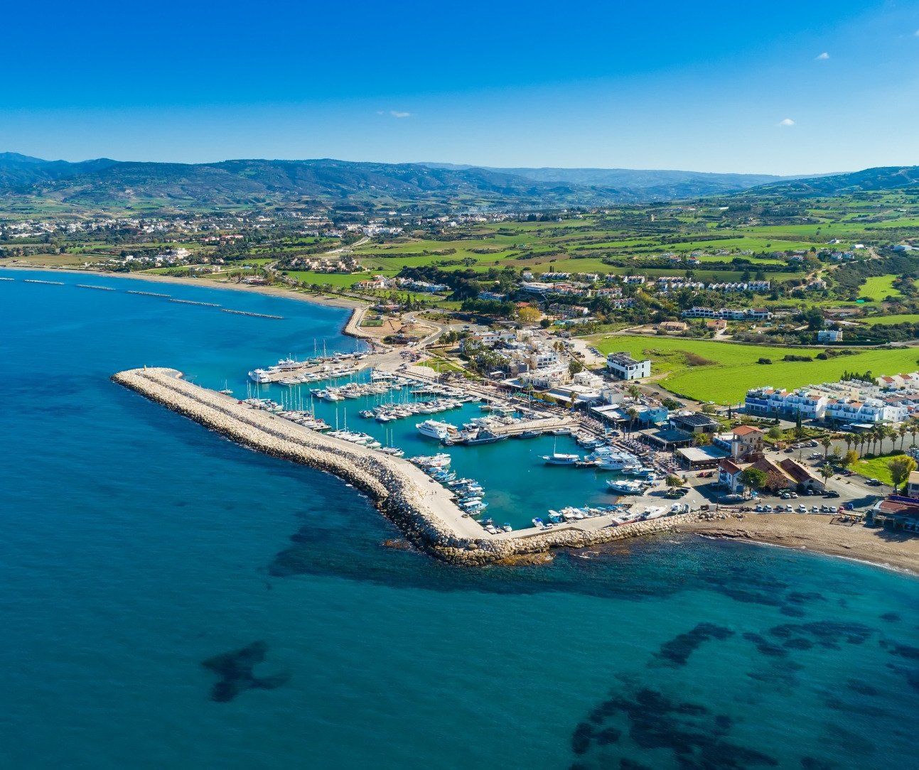 Luxuriöse 2 Zimmer mit Meerblick in Paphos