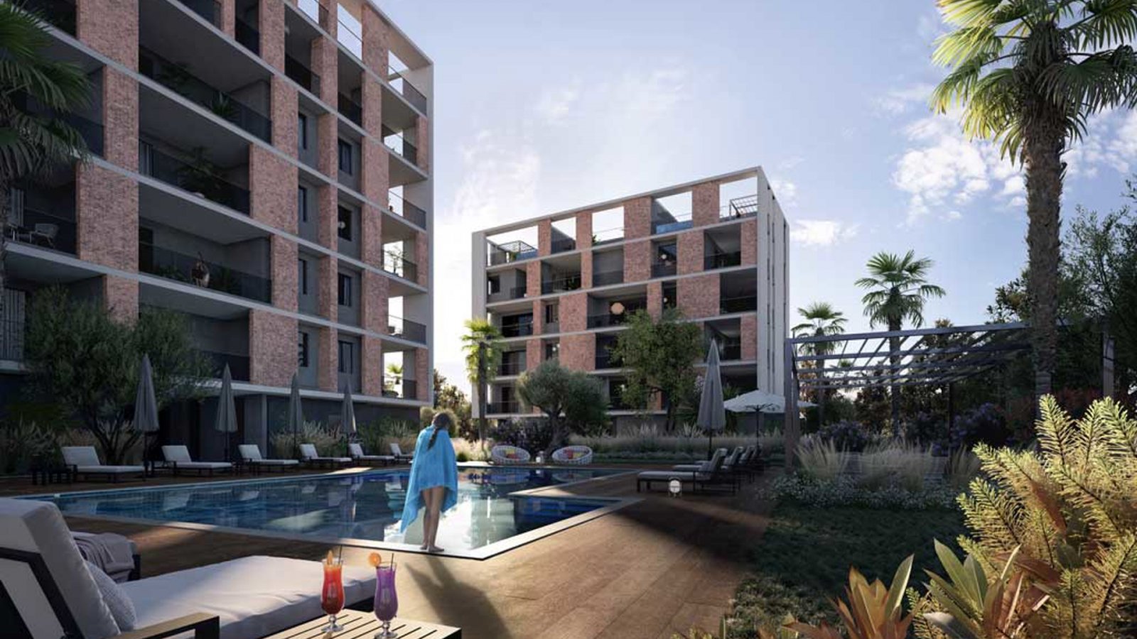 Luxuriöses Dreizimmerapartment → Panoramablick aufs Meer im Zentrum → Limassol