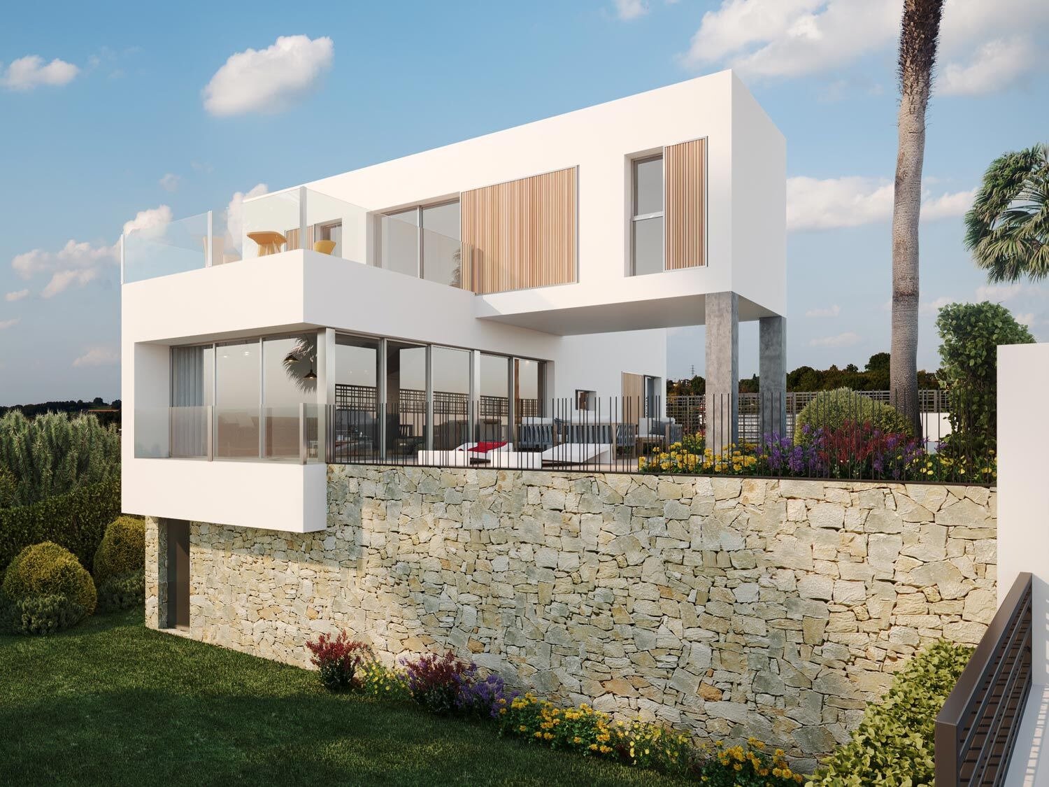 Luxuriöses, neues Haus neben dem Golfplatz La Finca, Alicante
