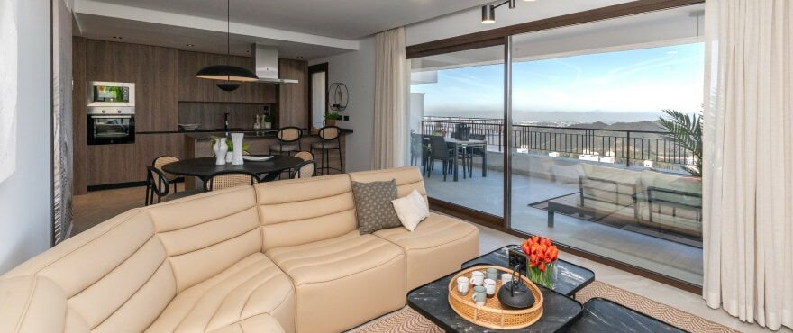 Luxusapartment mit Panoramablick in einer modernen Anlage – Strände und Golfplätze in unmittelbarer Nähe, Costa del So