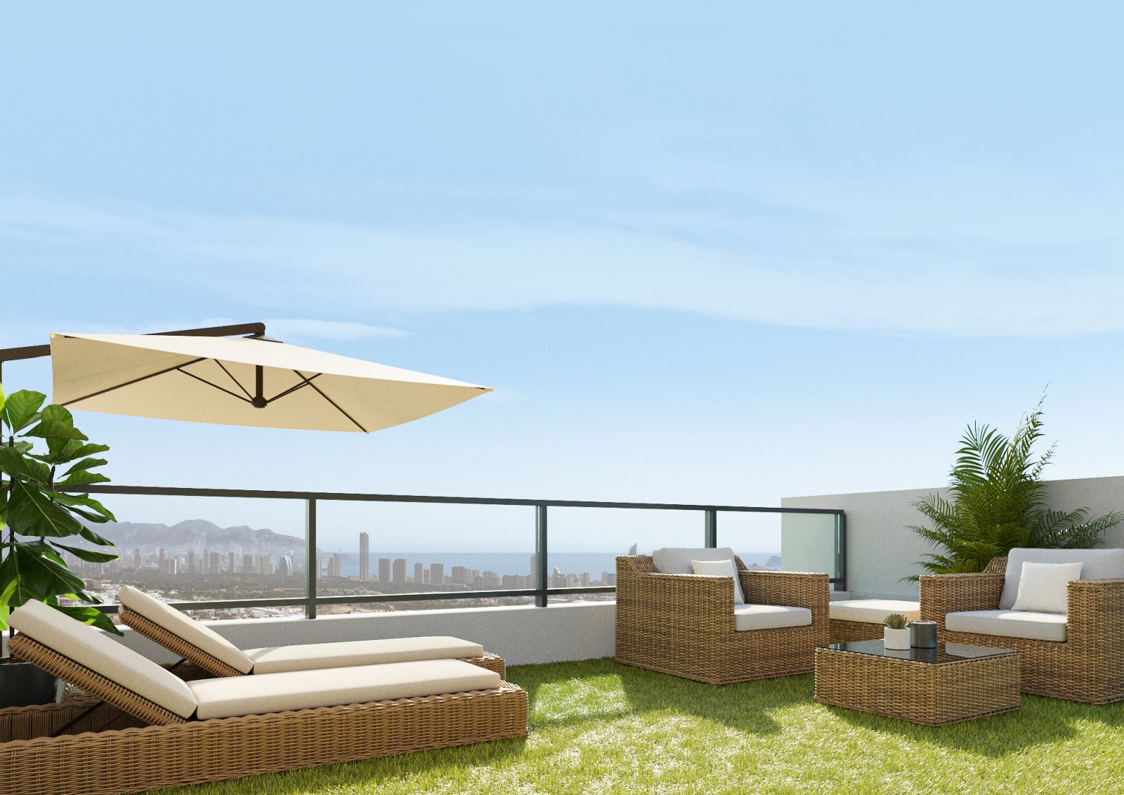 Luxuriöse Stadthäuser und Villen im Wohnprojekt Balcón de Finestrat, Alicante