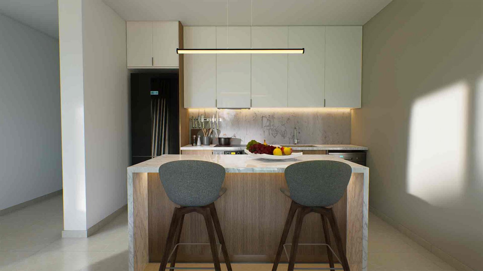 Großzügige 3+1-Zimmer-Wohnung in ruhiger Lage in Polis – viel Platz, Privatsphäre und Komfort