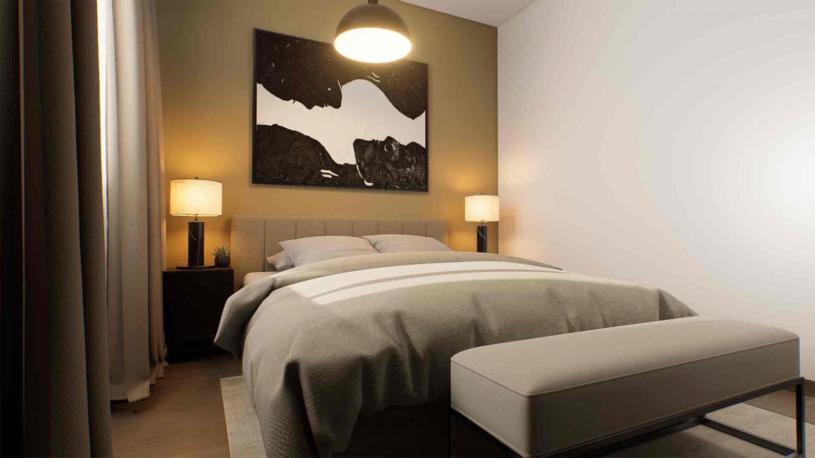 Elegantes 1+1-Apartment in ruhiger Lage in Polis mit modernem Komfort