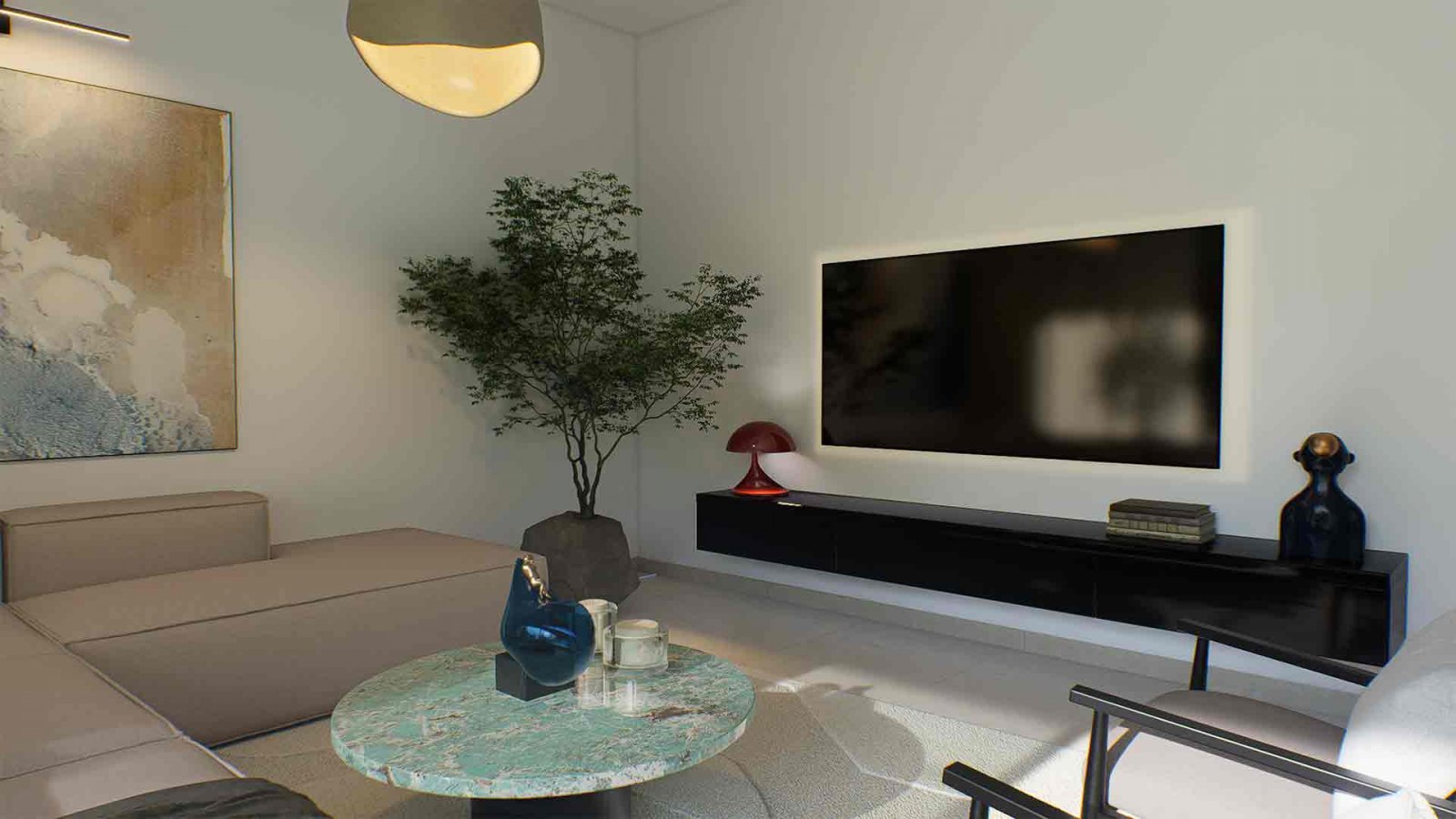 Elegantes 1+1-Apartment in ruhiger Lage in Polis mit modernem Komfort