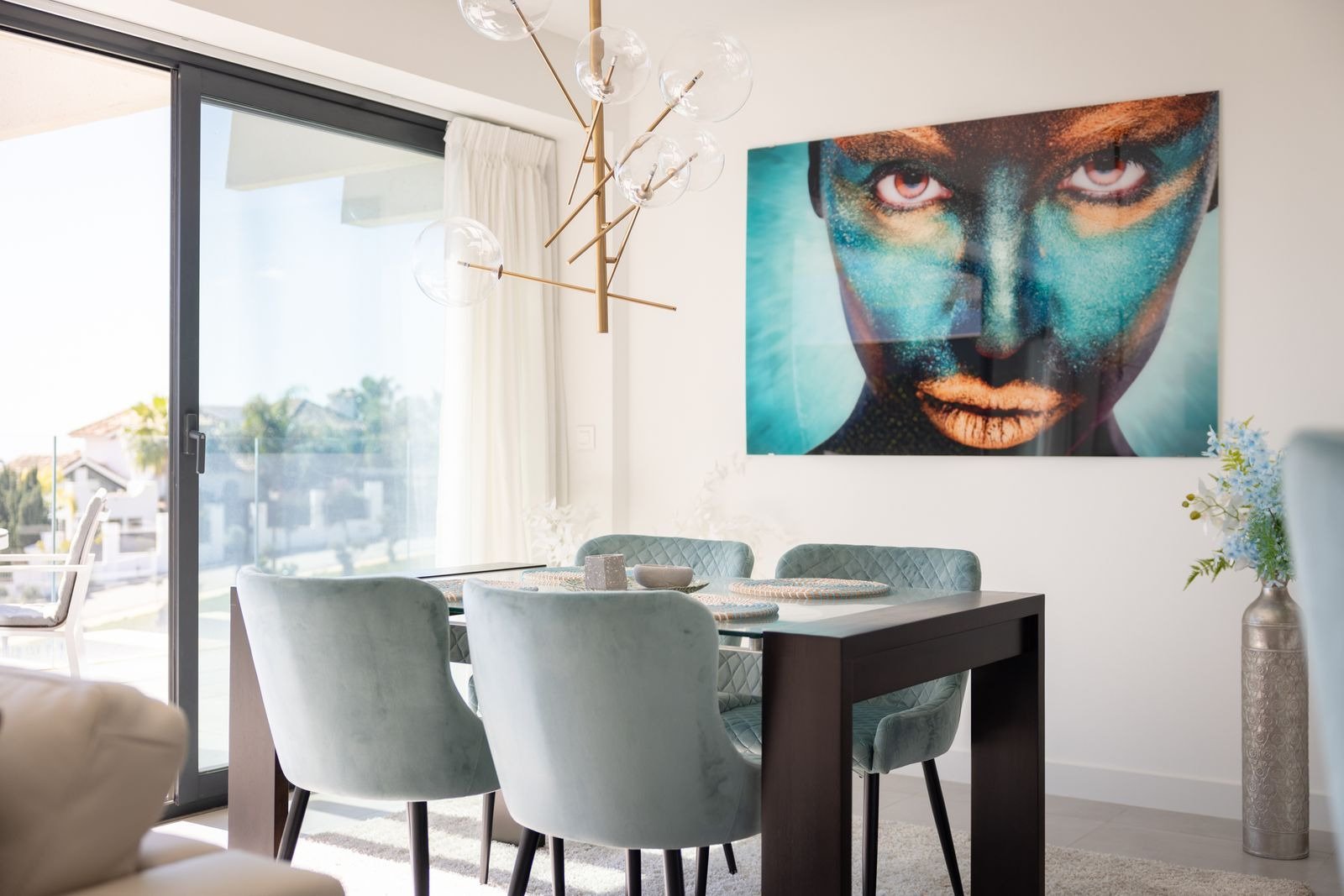 Modernes Apartment mit atemberaubendem Meerblick in La Resina, Costa del Sol