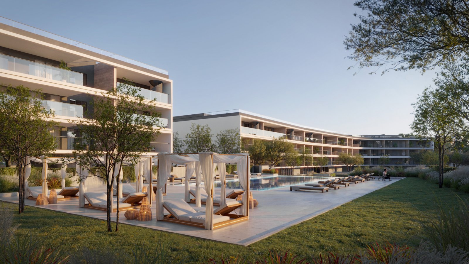 Sonniges Apartment mit einem Schlafzimmer → direkt am Strand, Panoramablick aufs Meer → Paphos