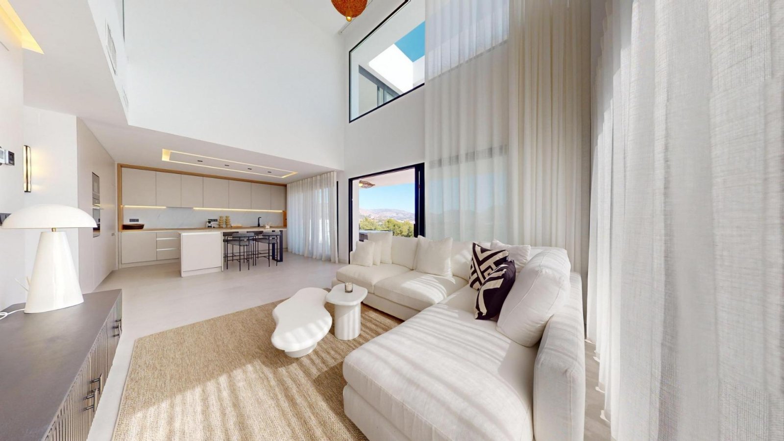 Luxuriöse neue Villa mit Swimmingpool und Panoramablick auf Meer und Berge – Polop, Costa Blanca