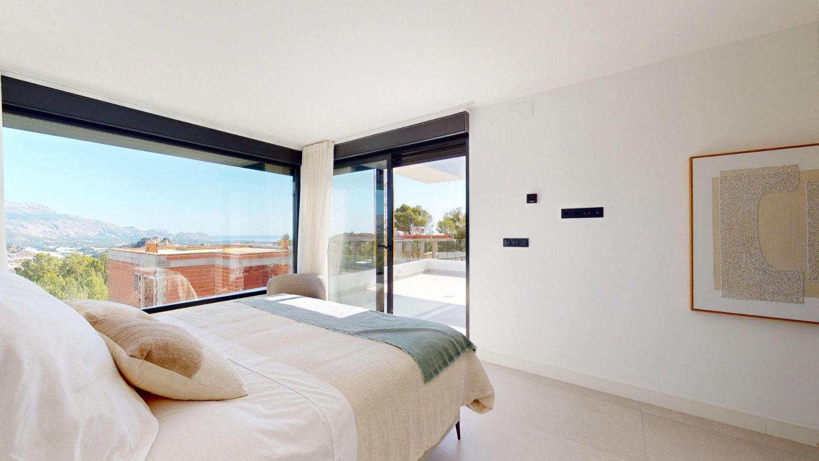 Luxuriöse neue Villa mit Swimmingpool und Panoramablick auf Meer und Berge – Polop, Costa Blanca