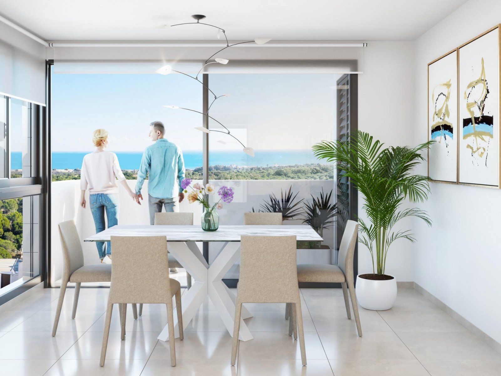 Stilvolles Apartment mit großer Terrasse in Strandnähe – Guardamar del Segura