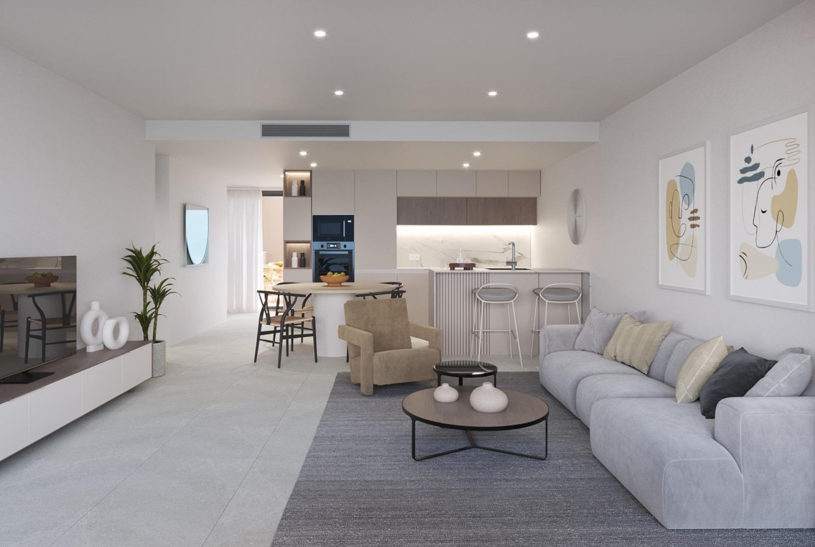 Exklusive Dreizimmerwohnung mit Terrasse und Grünanlage – Murcia