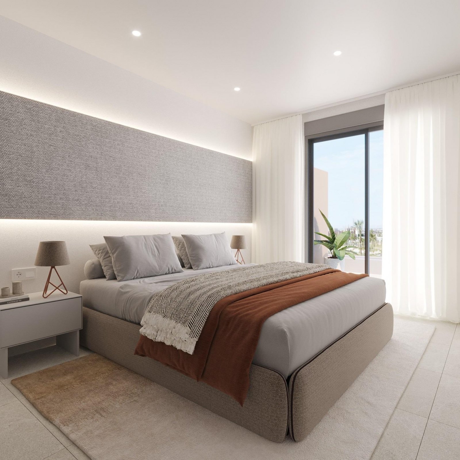 Exklusive Dreizimmerwohnung mit Terrasse und Grünanlage – Murcia