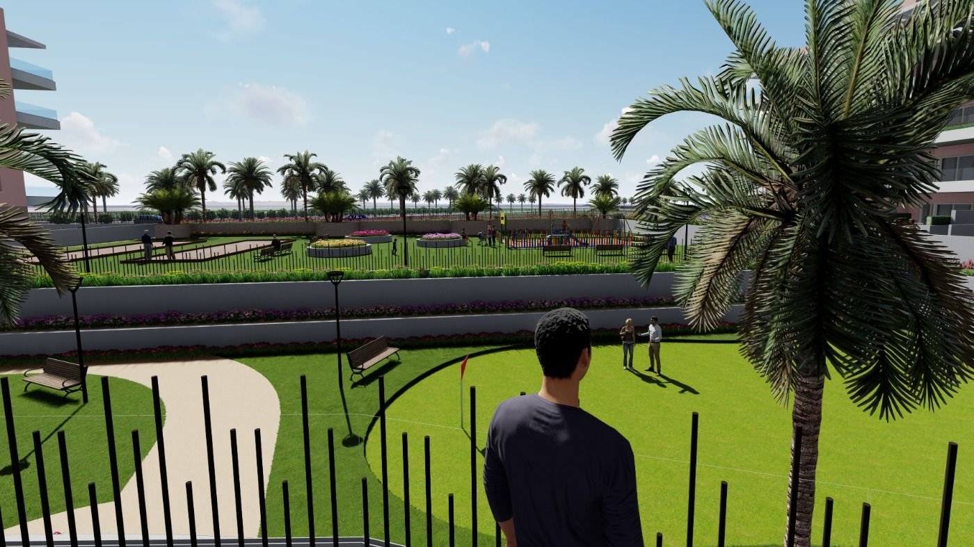 Geräumiges Apartment mit Terrasse und Poolblick – Guardamar del Segura