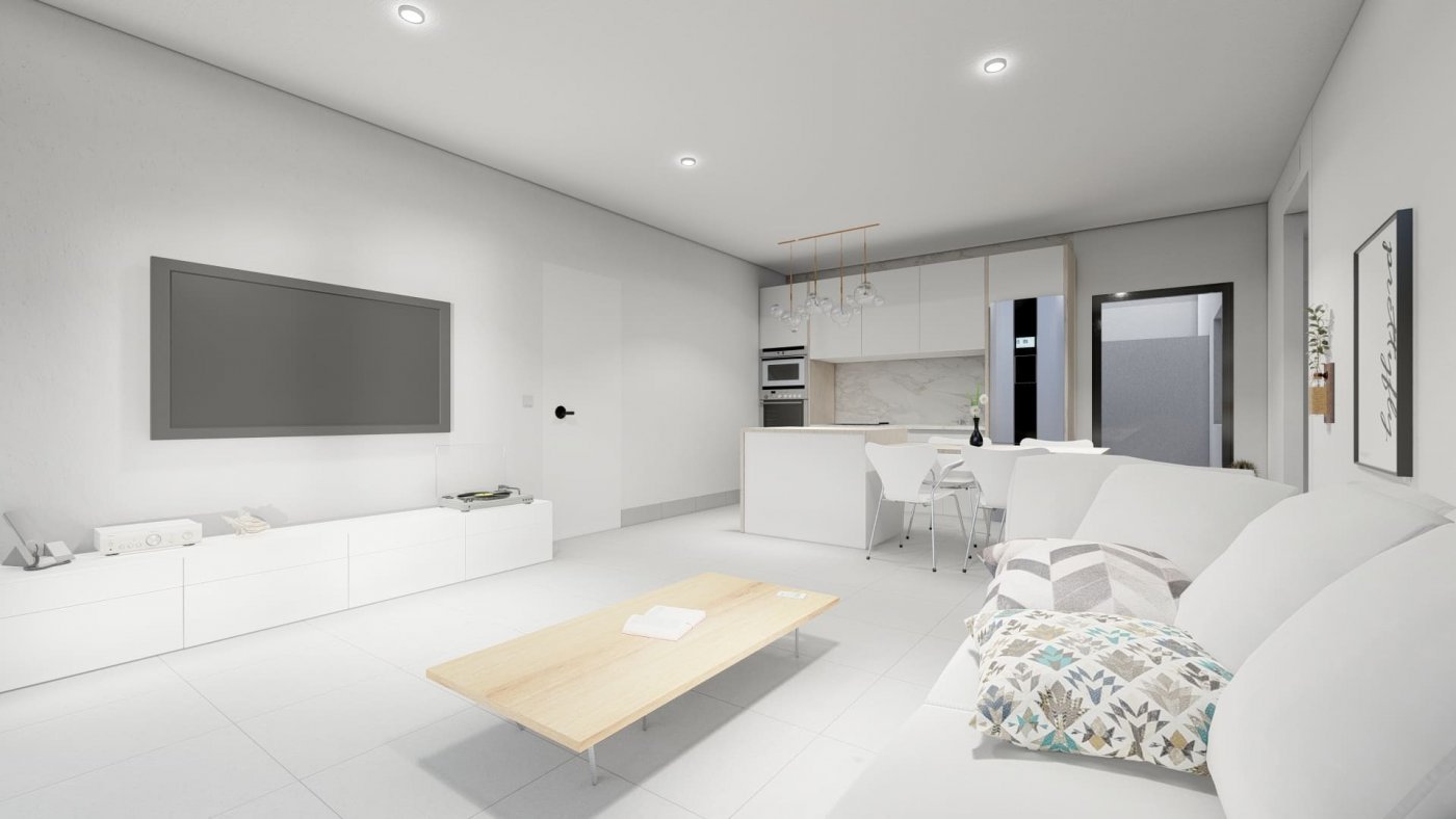 Moderne Doppelhaushälfte → Swimmingpool, Solarium und Golfplatz in der Nähe → Roldán, Torre Pacheco