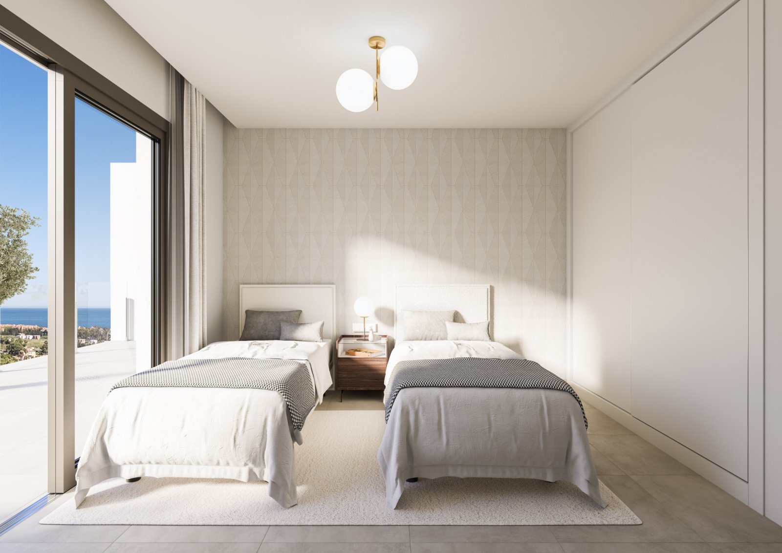 Stilvolles Apartment, sonniger Ferienort mit Meerblick, Estepona, Costa del Sol