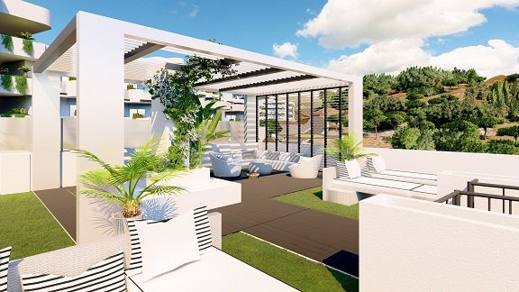 Luxusapartments → 3 km vom Meer entfernt, Swimmingpool und Garage → Torre de Benagalbón