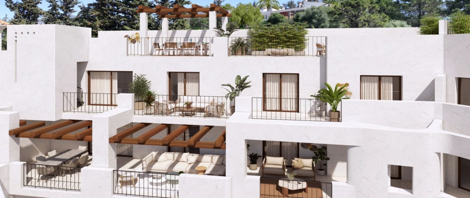 Großzügiges Apartment mit Terrasse in erstklassiger Lage Benahavis Costa del Sol Luxusresidenz am Golfplatz.