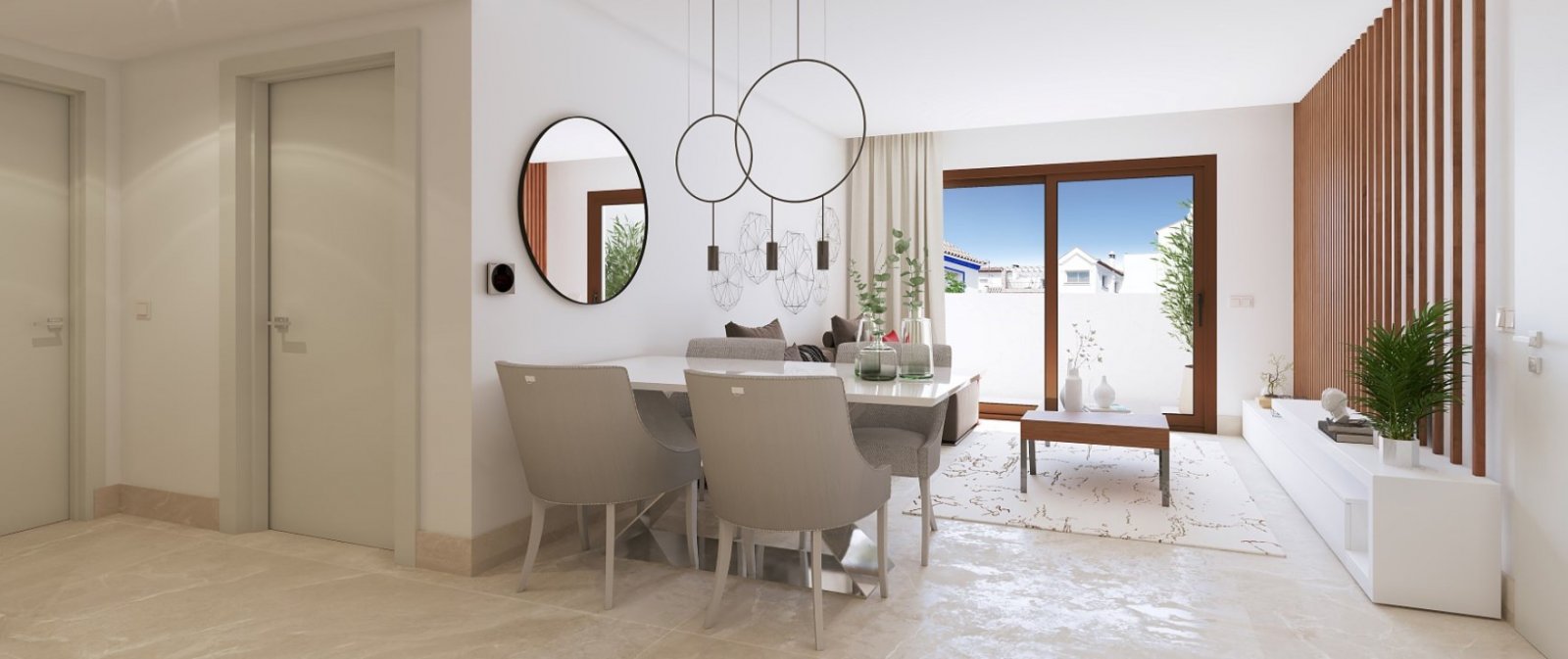 Großzügiges Apartment mit Terrasse in erstklassiger Lage Benahavis Costa del Sol Luxusresidenz am Golfplatz.