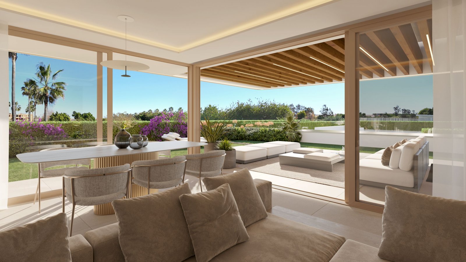 Luxusapartments und Penthäuser → 2 km vom Meer, 400 m vom Golfplatz entfernt → Casares Costa