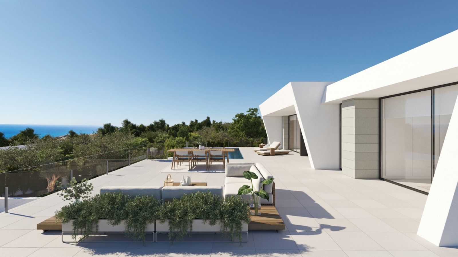 Luxusvilla → 1 km vom Meer entfernt, privater Pool → Benitachell