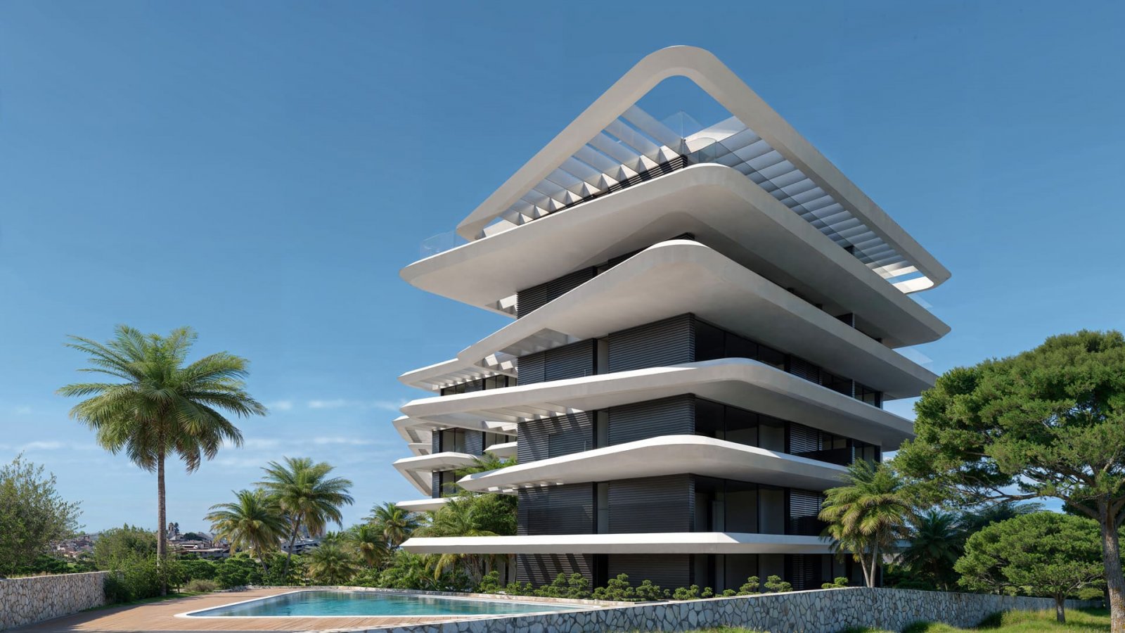 Moderne Apartments → Meerblick, 2 km vom Strand entfernt → Estepona