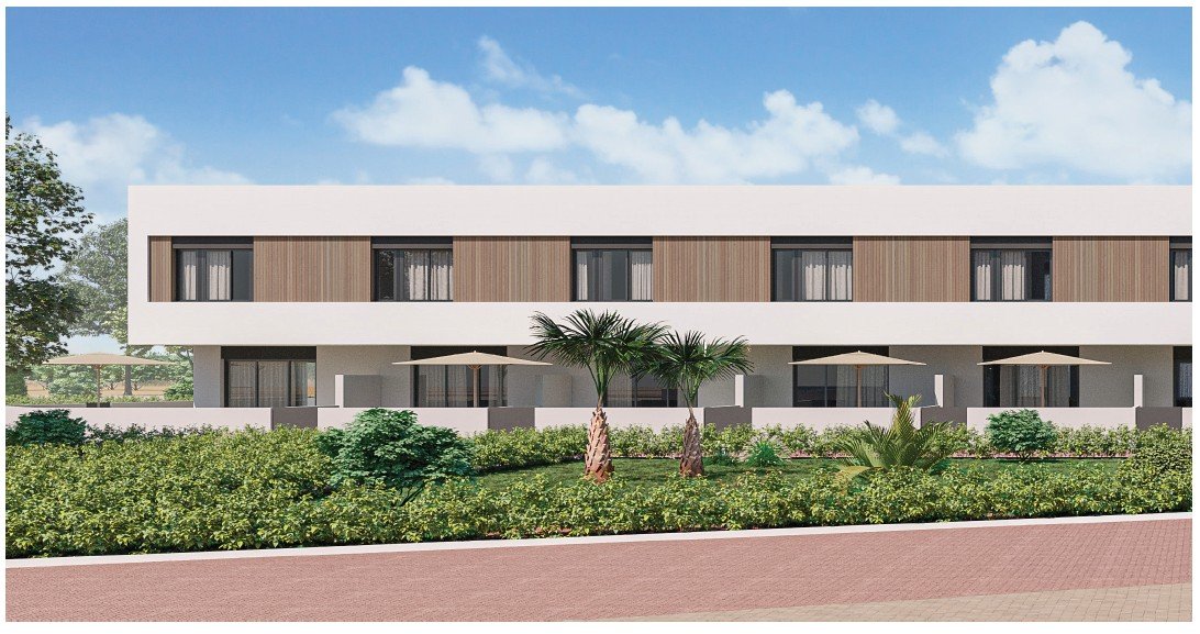 Moderne Stadthäuser → 2,8 km vom Meer und Gemeinschaftspool entfernt → Pilar de la Horadada