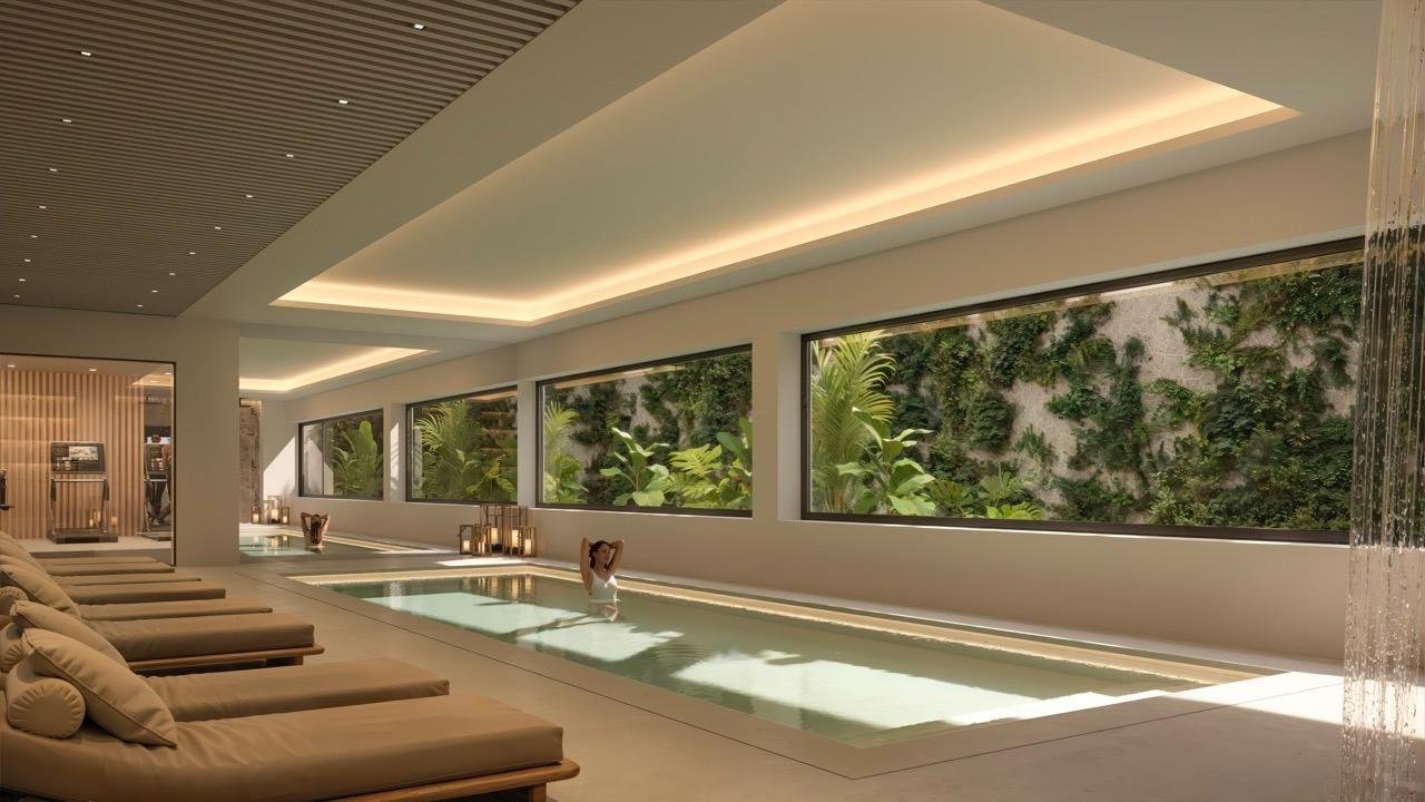 Moderne Apartments → 1 km vom Meer entfernt, Swimmingpools und Gärten → San Pedro Alcántara