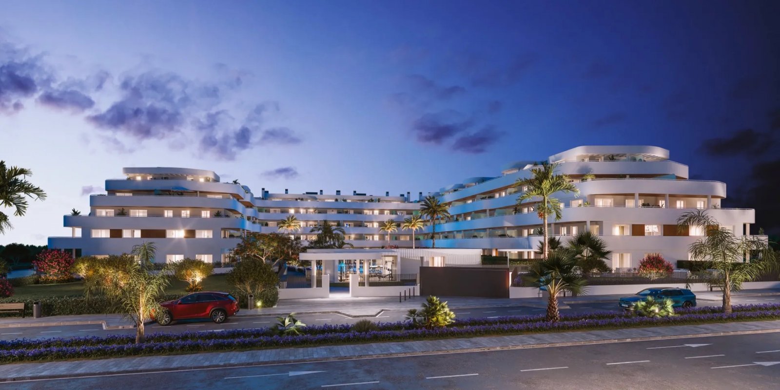 Modernes Apartment mit Meerblick, Solarium und Pool in Torrox