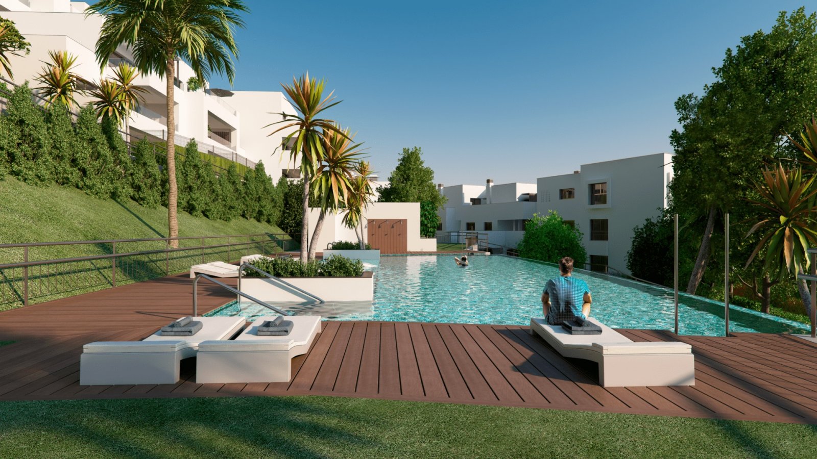 Casares, Málaga: Exklusive Apartments → Meer- und Poolblick → Casares 