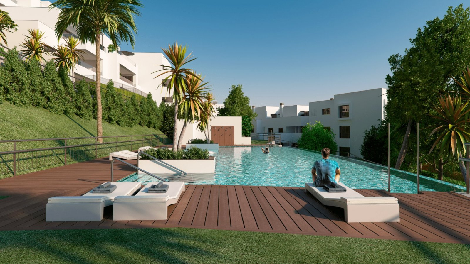 Exklusive Apartments → Meer- und Poolblick → Casares