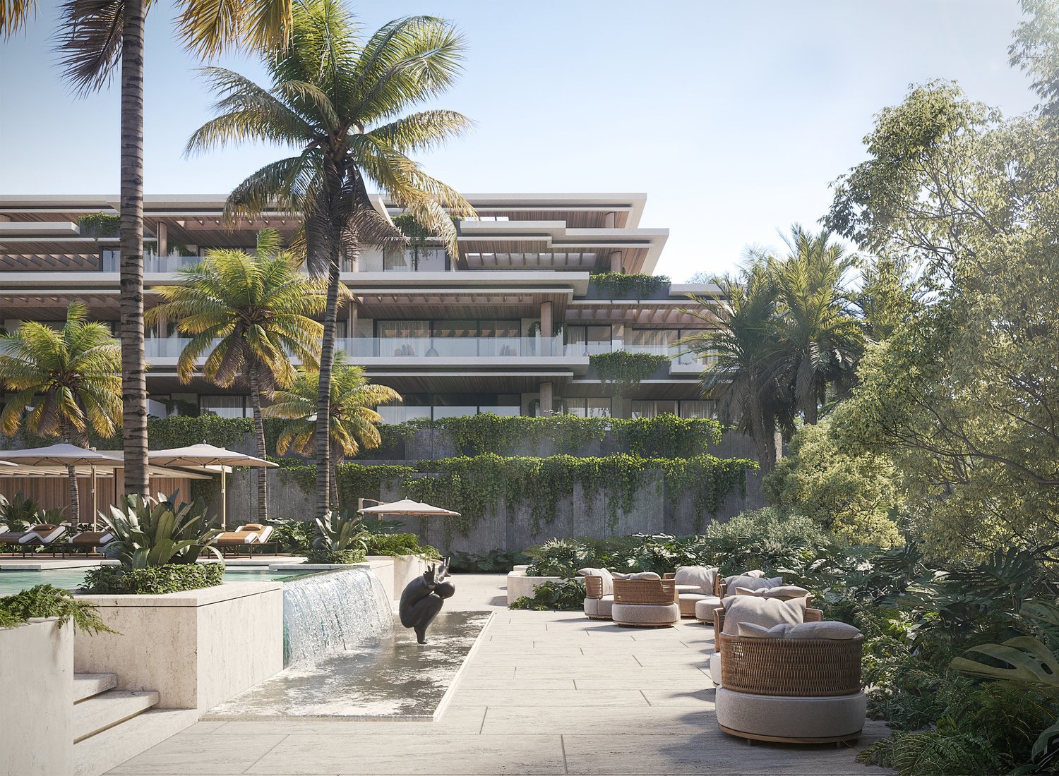 Luxusapartment → 1 km vom Meer entfernt, Solarium und Swimmingpool → Estepona