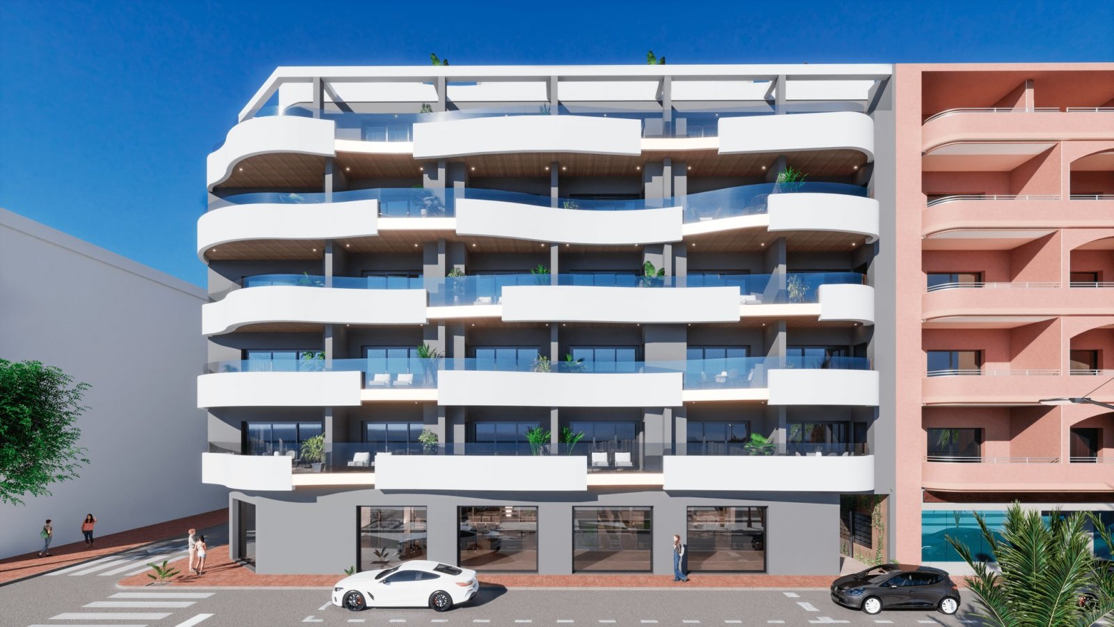 Moderne Apartments und Penthäuser, 100 m vom Strand entfernt, Torrevieja