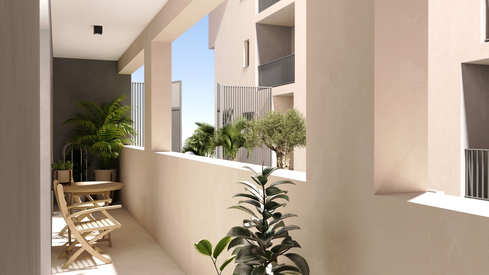 Moderne Apartments, Pool und Garten, San Miguel de Salinas
