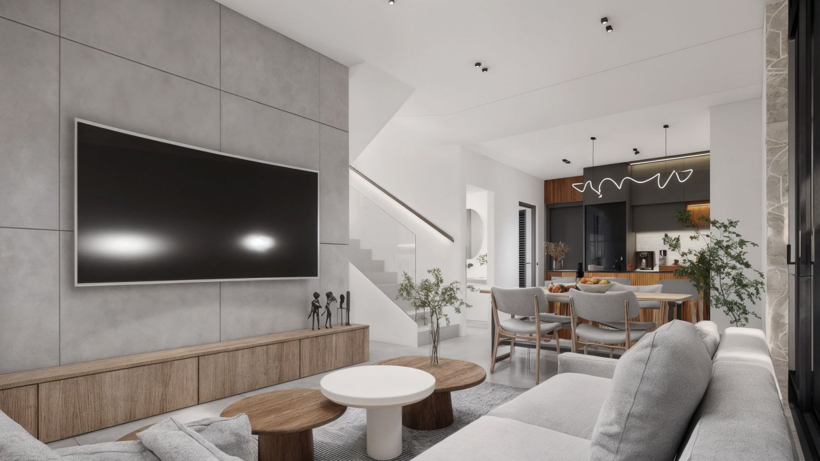 Modernes Stadthaus, privater Pool und Garten, La Herrada